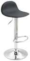 Lot de 2 tabourets de bar en tissu gris clair et simili cuir 75 cm - Garance Lot de 2 tabourets de bar en tissu gris clair et simili cuir 75 cm - Garance