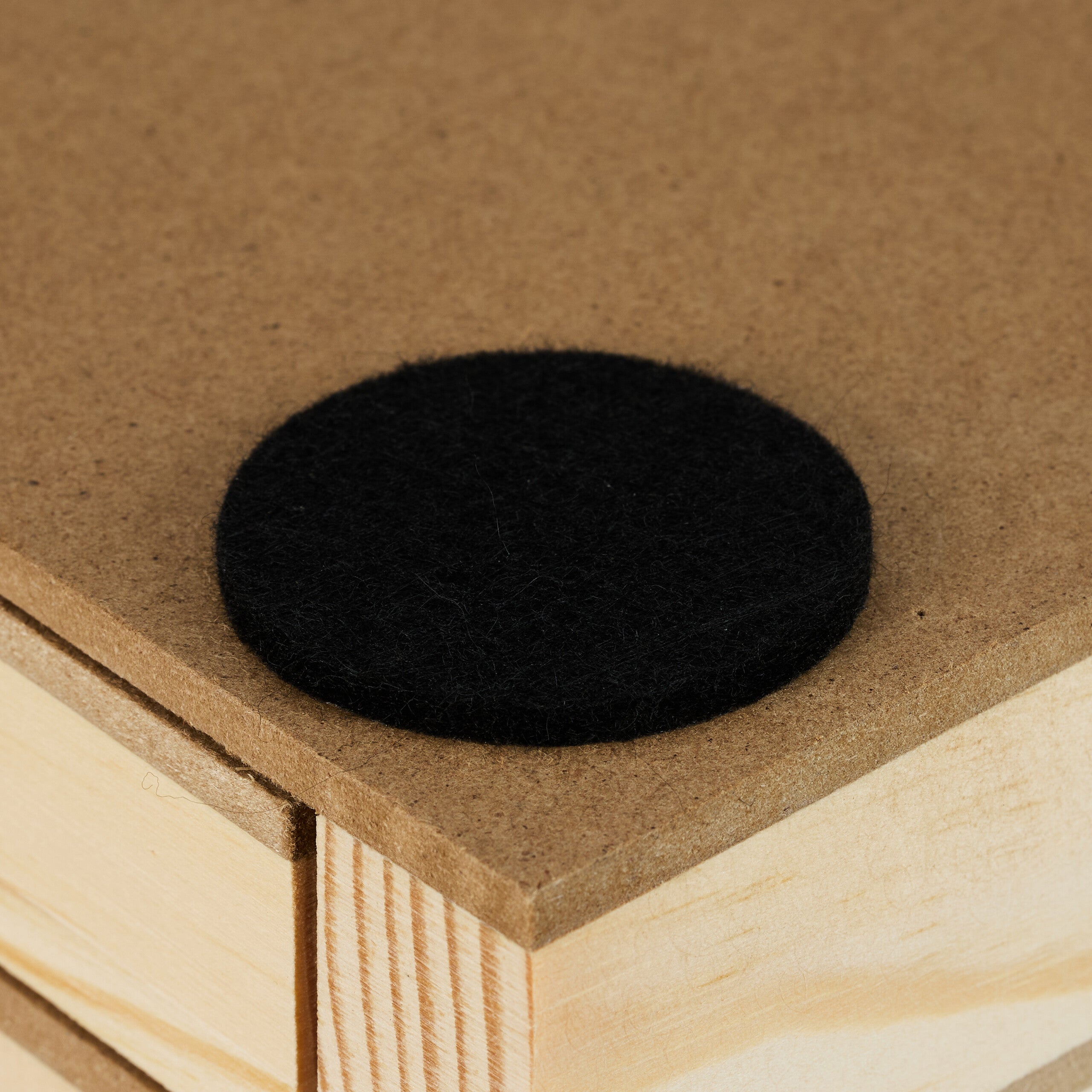 Plateau à puzzle, avec 4 tiroirs amovibles, jusqu’à 1000 pièces, bois & feutre, tapis, planche, multicolore, Relaxdays - 8