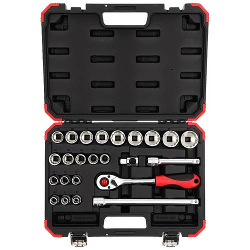 Jeu De 28 Douilles Gedore 1/2 - Taille 10 à 36 Mm - Étau Inclus - Neuf En étui