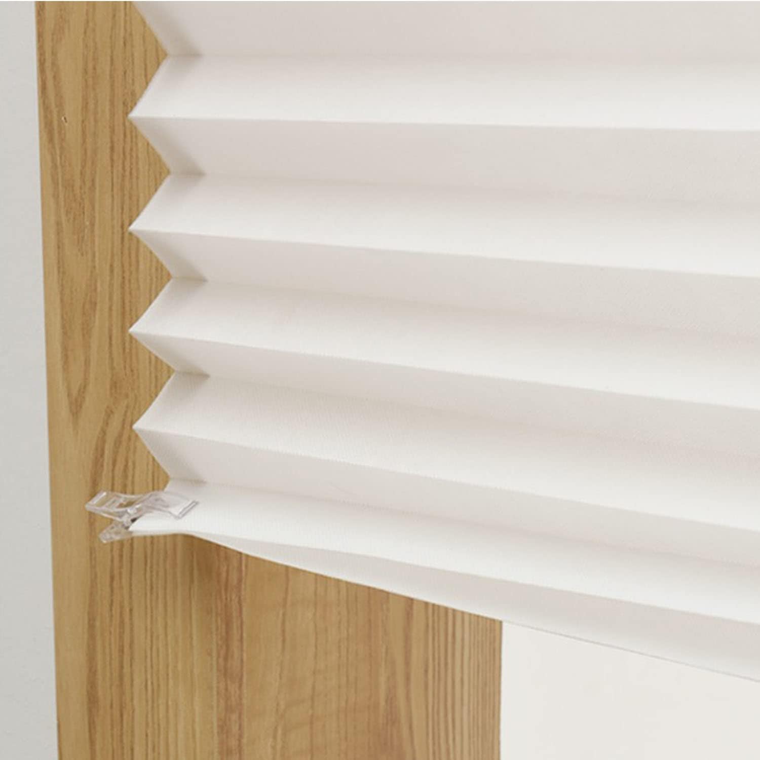 Tende plissettate termiche, senza foratura, tende semi-oscuranti, protezione per la privacy e protezione solare, 60 cm x 180 cm - 6