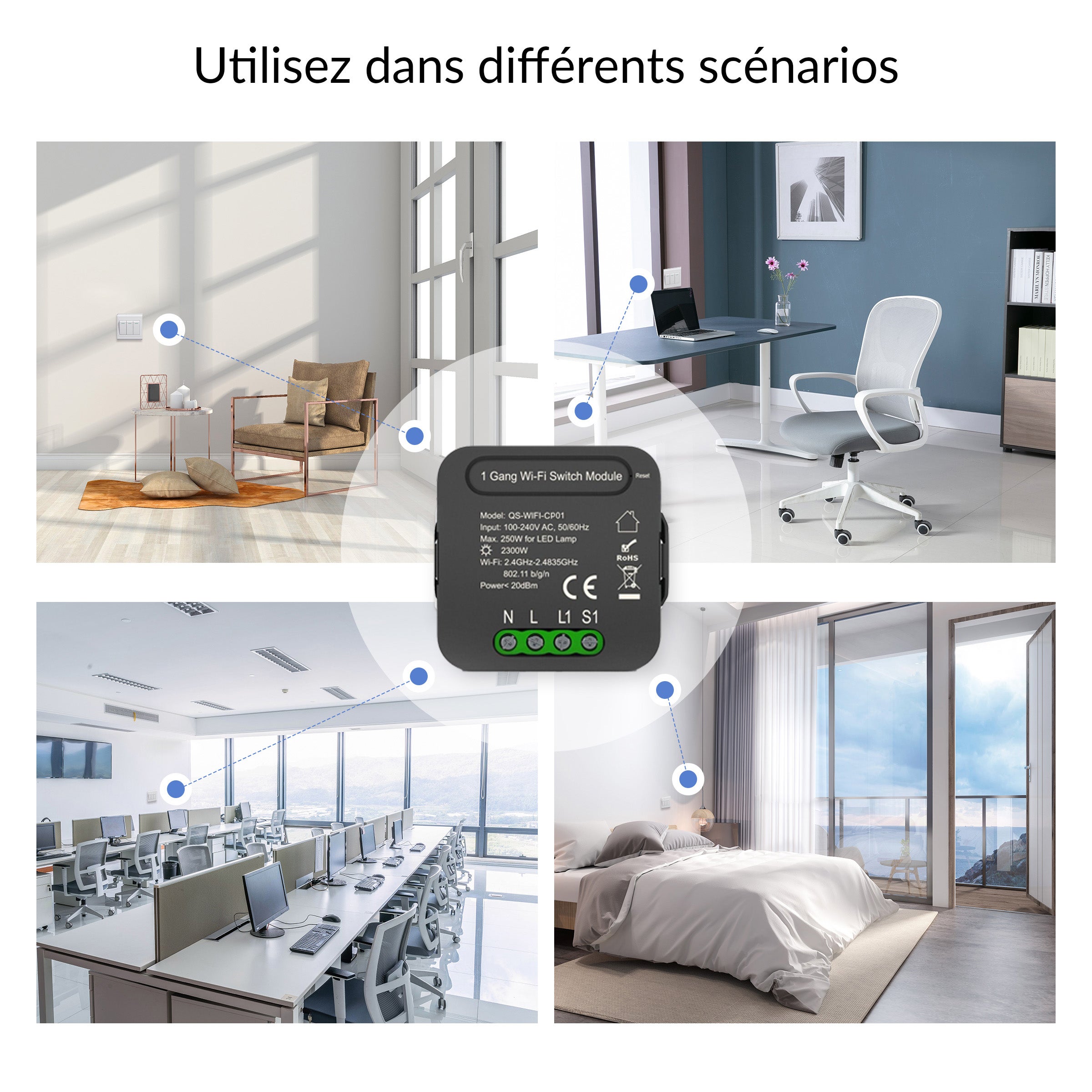 Module Interrupteur WiFi - SILUMEN - 7