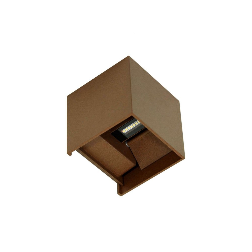 Kinkiet LED Corten IP54 6,8W z regulowanymi żebrami 3000k