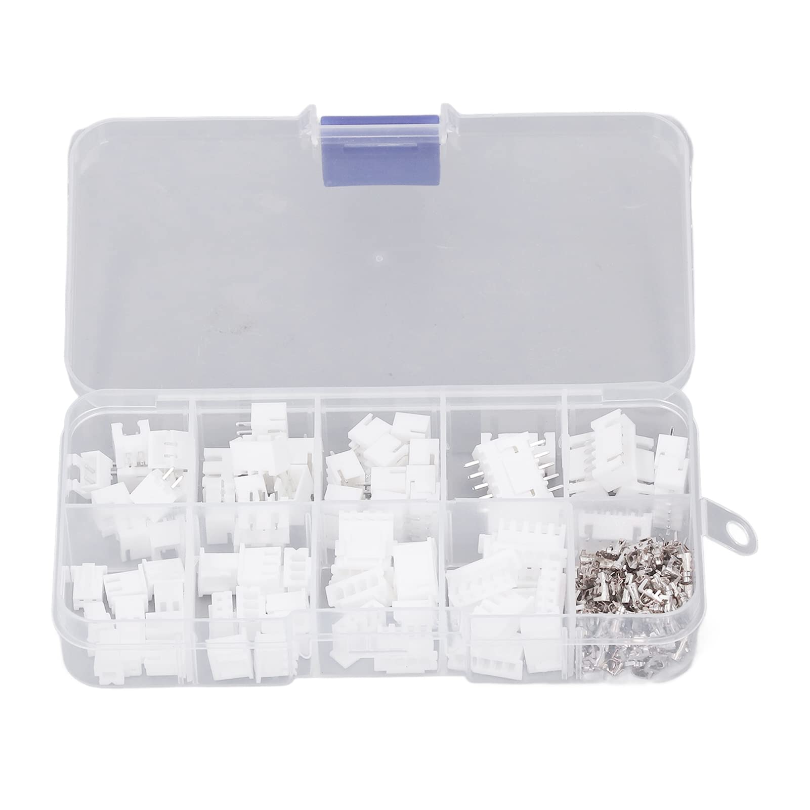 Kit connettore JST da 230 pezzi, guscio in plastica, ottone, 2P, 3P, 4P, 5P, XH2,54 mm, kit connettore alloggiamento maschio femmina - 7