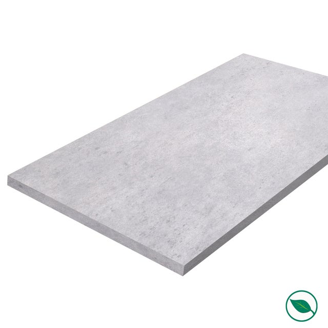 Plateau mélaminé béton 1200 x 800 x 18 mm - PEFC 75%
