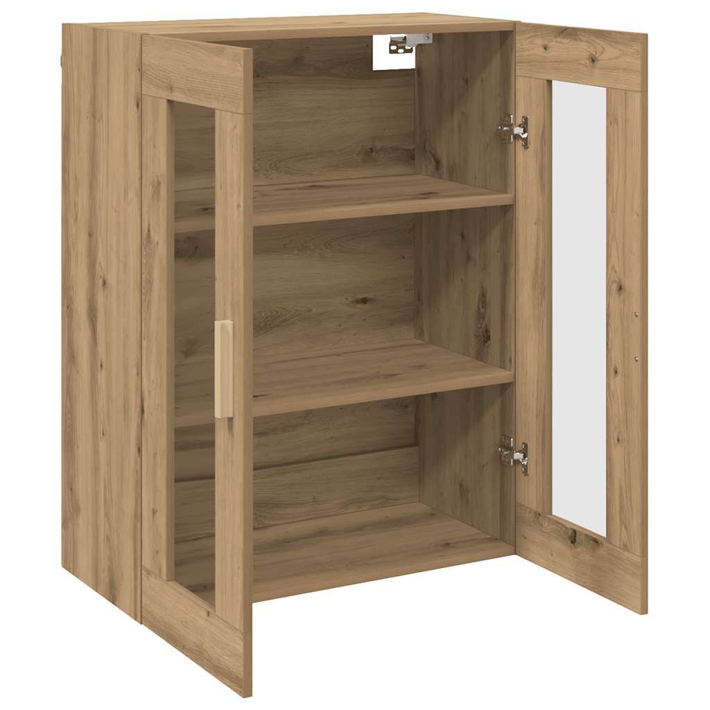 Armoire murale suspendue chêne artisanal 69,5x34x90 cm vidaXL - 5