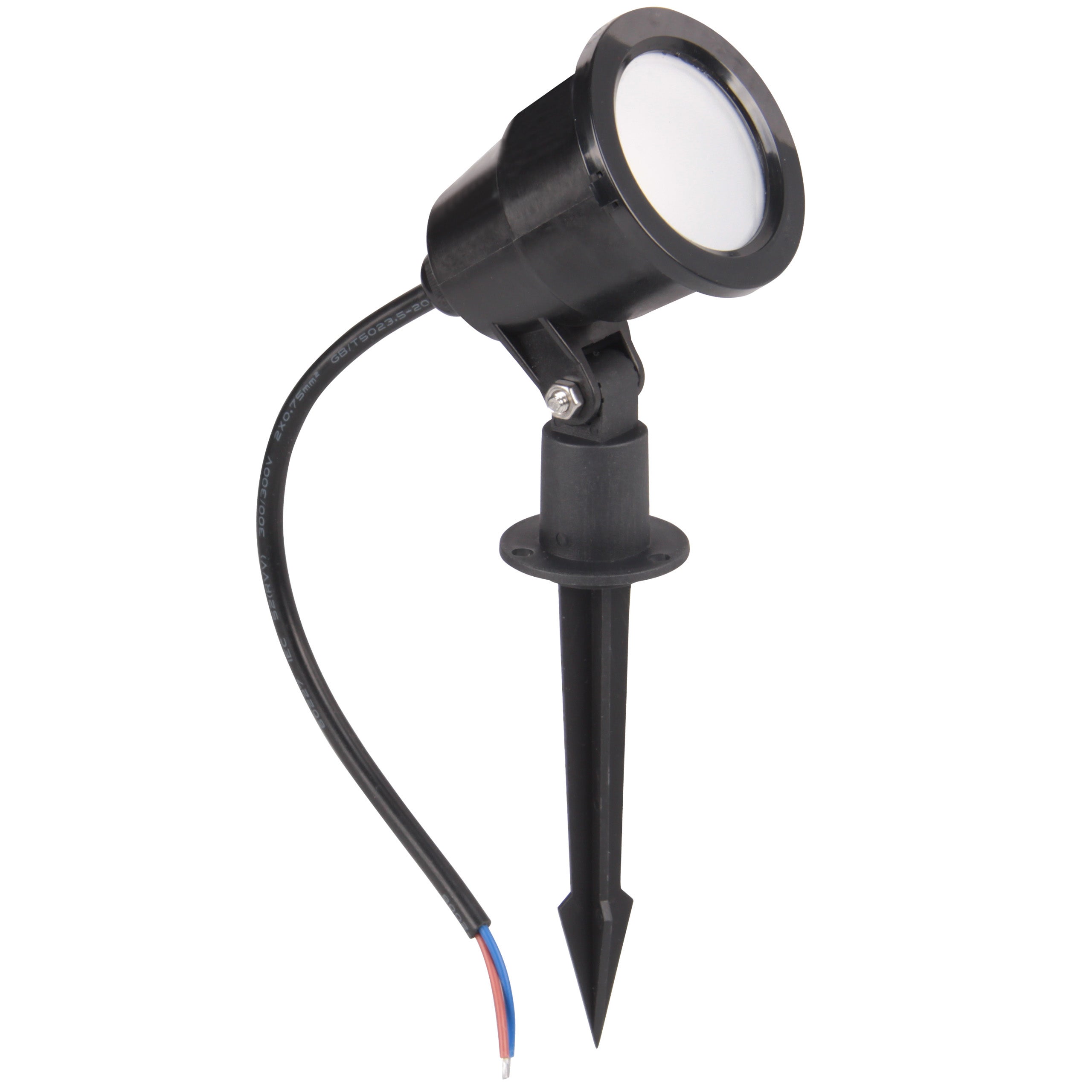 Reflektor ogrodowy wbijany LED Sergio 7W IP65 4500K neutralna biel lampa zewnętrzna czarna MasterLED