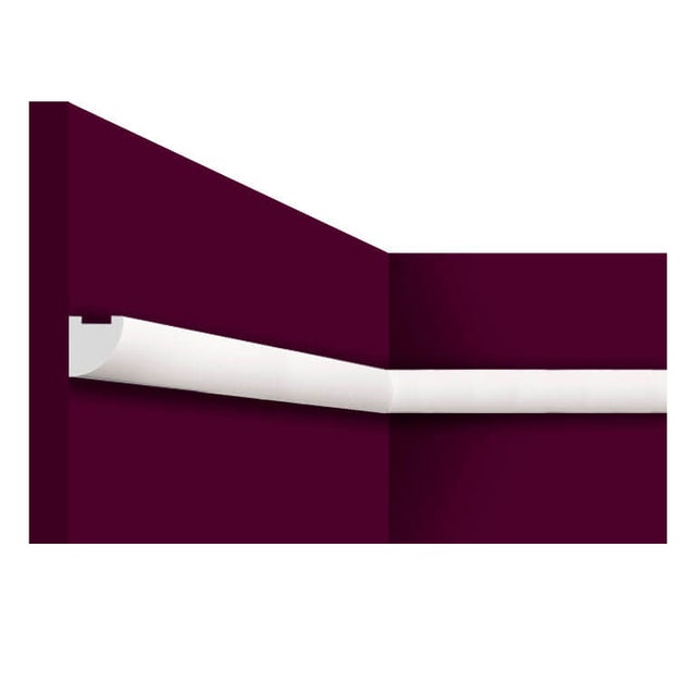 Moldura para LED L1818 - Polimeros extruidos de alta densidad - HIPS - Medidas: 200 x 1,8 x 1,8 cm - Bovelacci