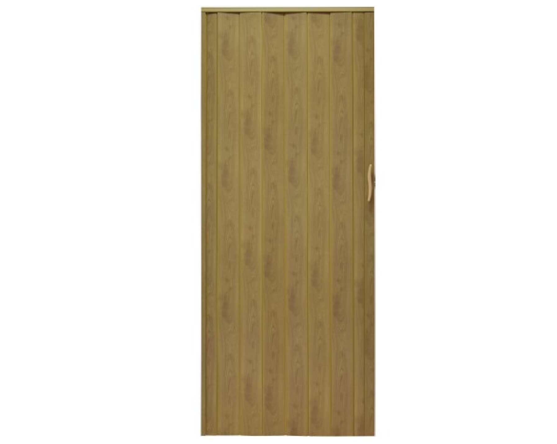 Drzwi harmonijkowe 001P JASNY DĄB MAT G - 90 cm