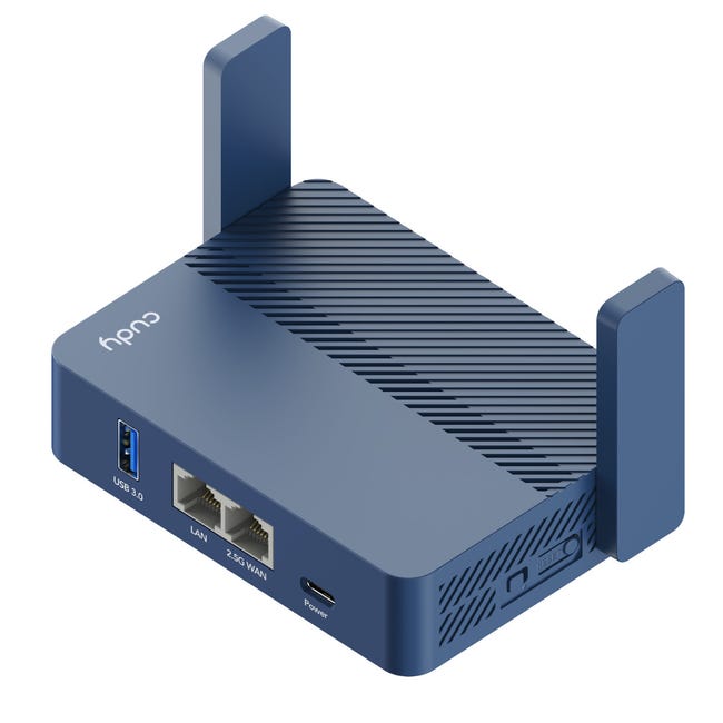 Router Azul Cudy AX3000 router inalámbrico Gigabit Ethernet Azul | Leroy Merlin