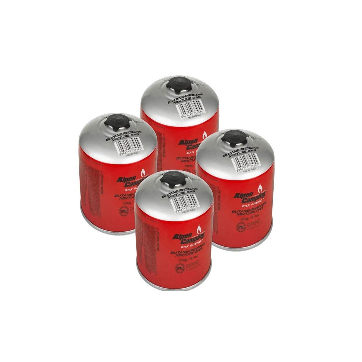 KEMPER - Pack 3 Cartucce di gas 230g Propano/Butano 7/16 Fornello da campeggio Resistente a bassa temperatura EN417