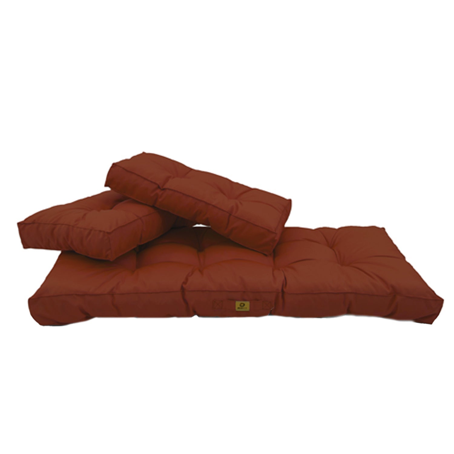 Coussins pour salon de jardin capitonné 120x60cm Terracotta - 4