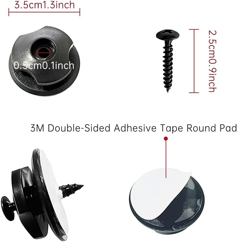 50 X Bottone Rotondo Per Fune Di Espansione 6-8 Mm D = 25 Mm - Foto 8