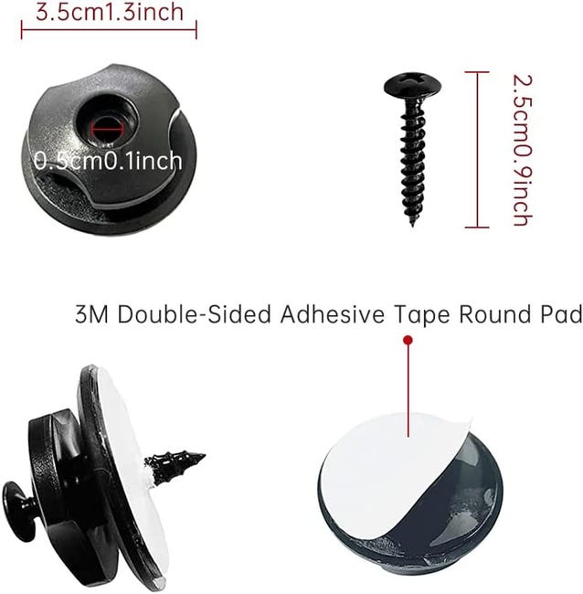 50 X Bottone Rotondo Per Fune Di Espansione 6-8 Mm D = 25 Mm - Foto 8