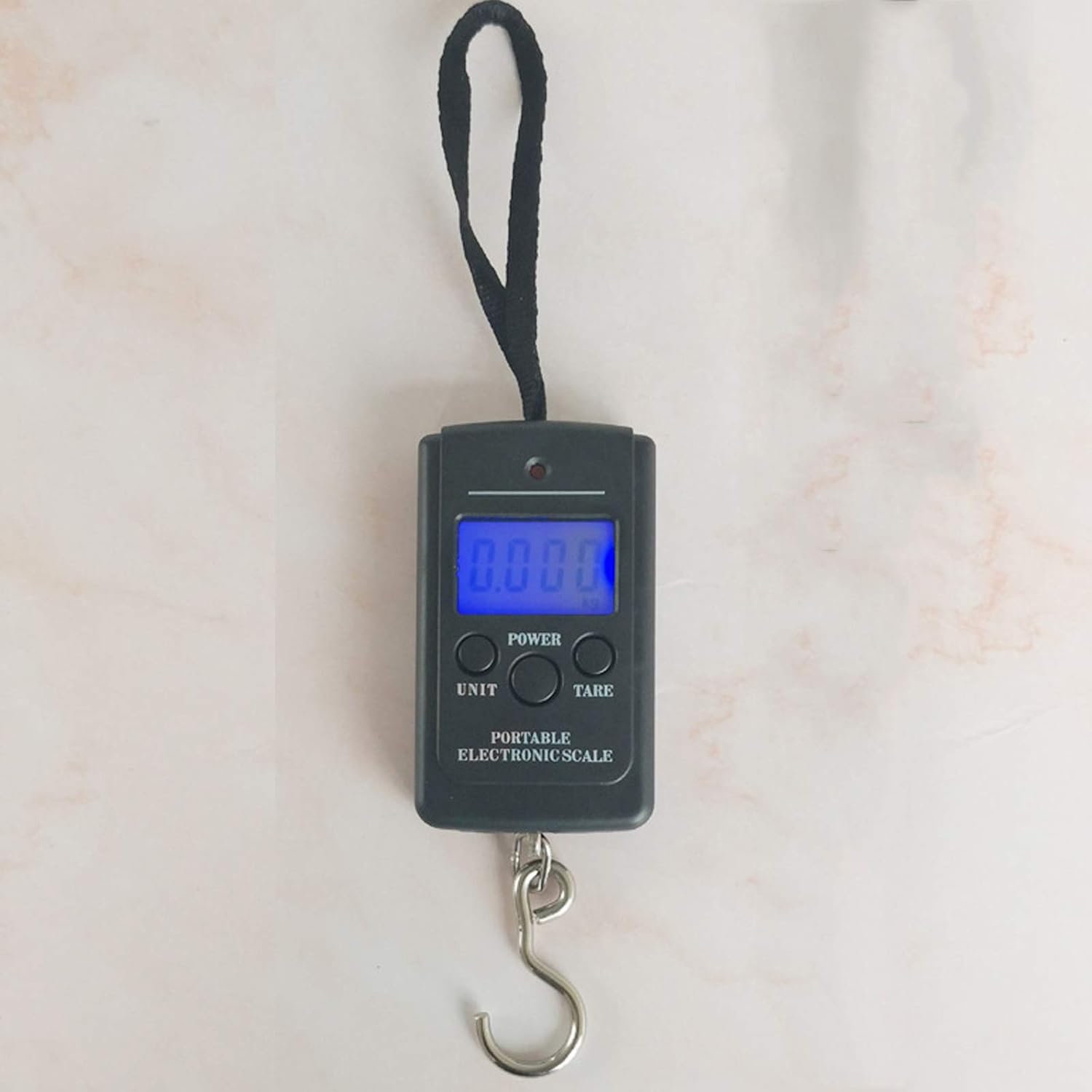 Hothuimin Balance de pêche 50 kg Écran LCD rétroéclairé portable Balance électronique numérique