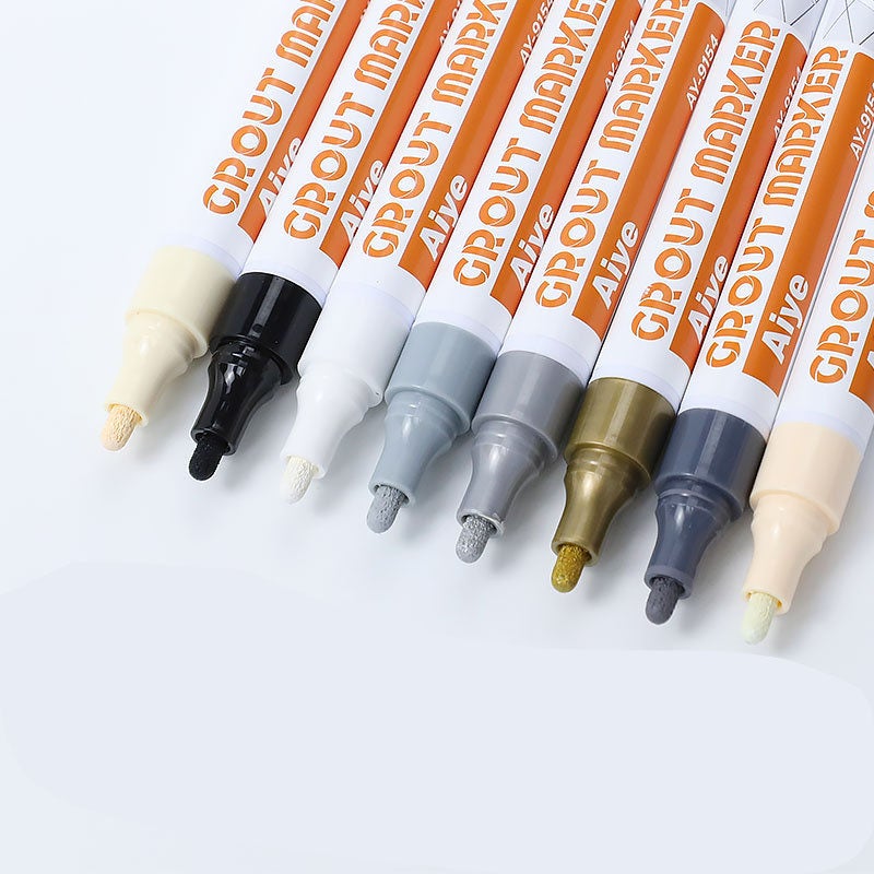 Pennarelli multicolori per fughe di piastrelle, 8 pezzi. - 4