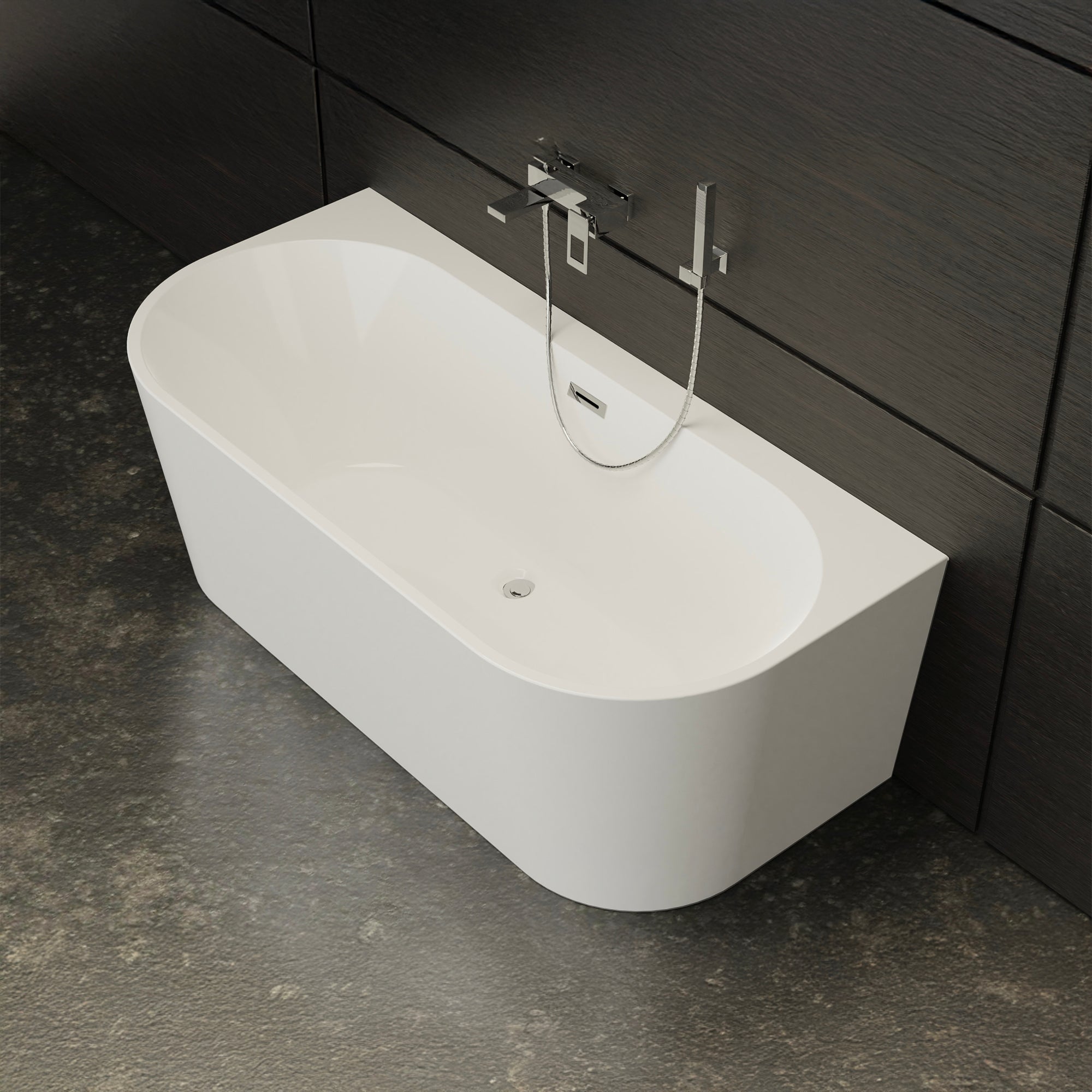 Baignoire Ilot Naos 170 blanche 170 x80 x58 cm, by SPALINA - 3