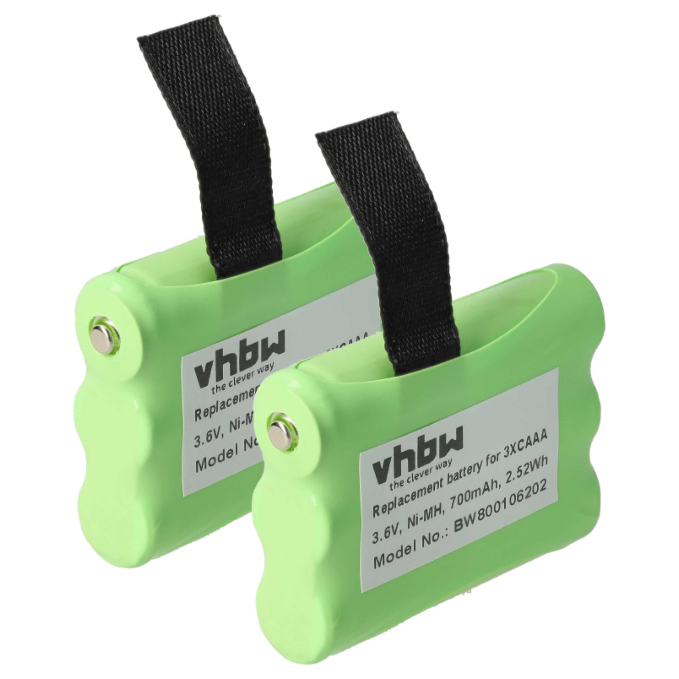 Vhbw 2 X Battery Compatible With Motorola Babyphone MBP36