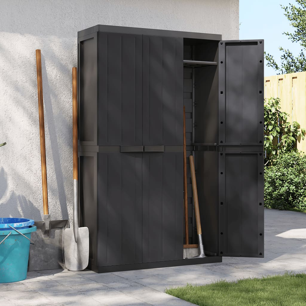 Armoire Jardin AXI Hector Premium 1300L - Acier Galvanisé, Toit Incliné - Avec Serrure - 8