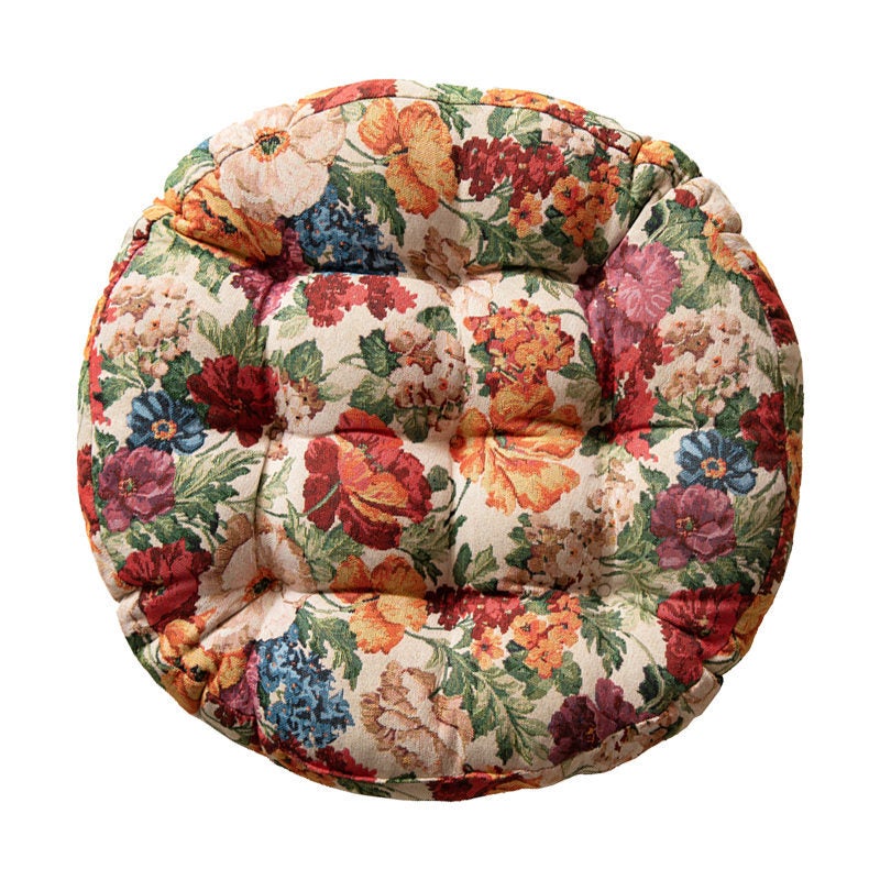 Zestaw 1 sztuka - 55x55x7cm - Okrągła pluszowa poduszka podłogowa do sypialni - Poduszka dekoracyjna do sypialni, na sofę, krzesło