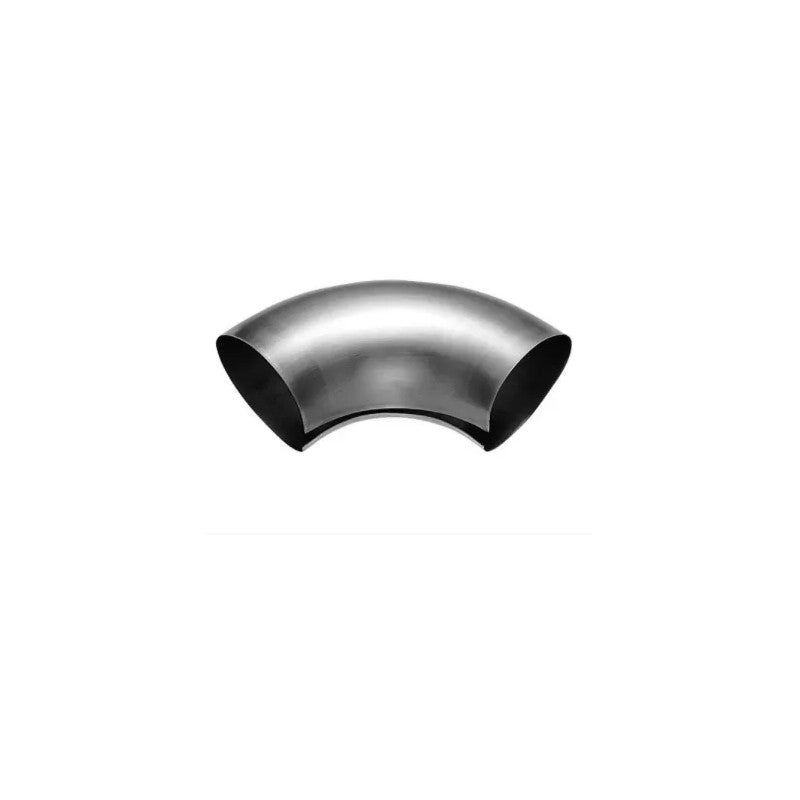 Coude lyonnais zinc naturel 90 degré diamètre 100 mm - 2