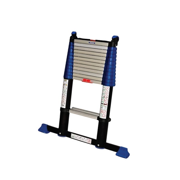 Scala telescopica - Lunghezza mass. 3.35m - Space Bamboo - Porta-attrezzi integrato - Altezza mass. di lavoro 4.15m - 675111