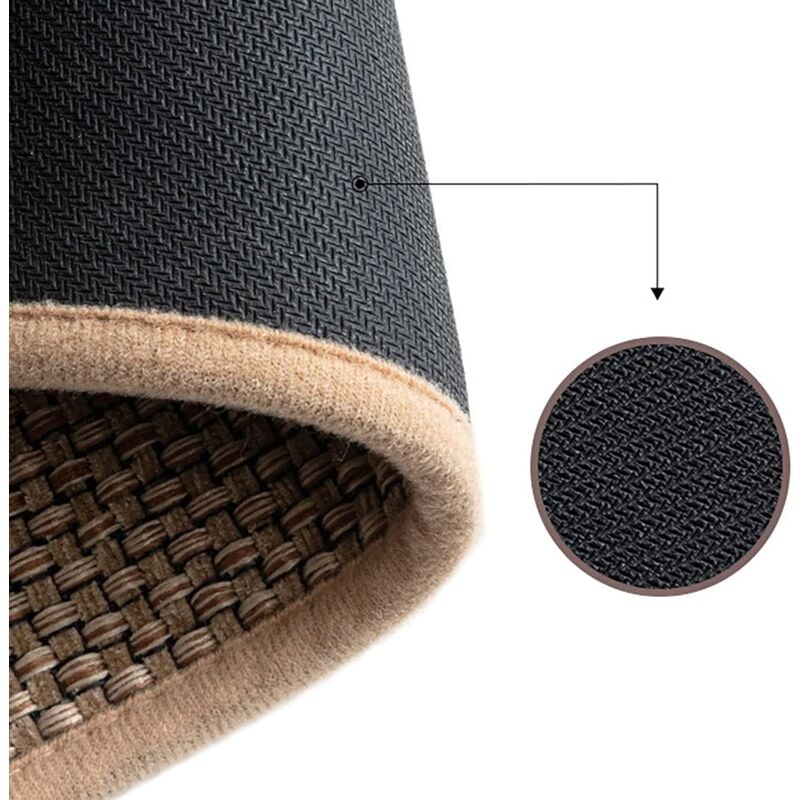 Tapis de cuisine devant l'évier lavable antidérapant en caoutchouc lavable, tapis de cuisine en jute devant l'évier - 3