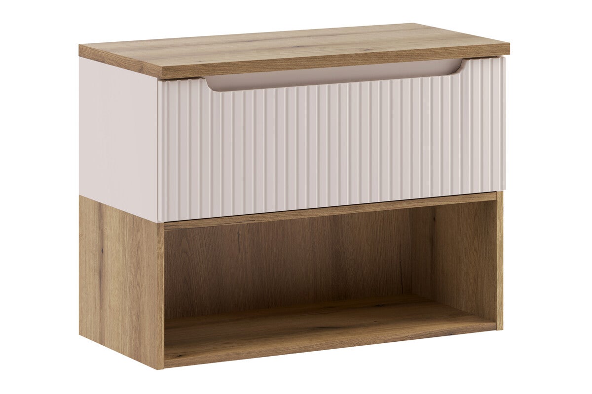 Regał dolny 60 cm dąb coast evoke otwarty moduł - 8