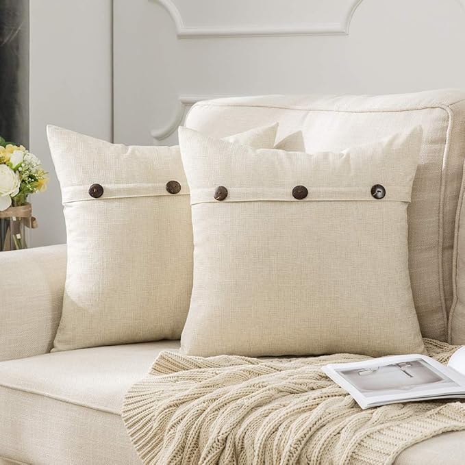 Set di federe super morbide in peluche soffice decorativo in finta pelliccia di lana e velluto per divano camera da letto soggiorno beige x cm | Leroy Merlin