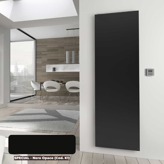 Radiateur decoratif électrique RELAX 1320W noir opaque - IRSAP - REPC061AK1A401NN