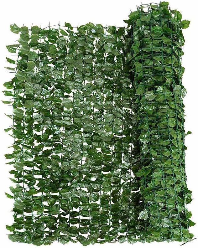 Sztuczna Żywopłot 150 x 240 cm, Dekoracja Ogrodzenia, Solidna Konstrukcja, Tło Dekoracji Ściennej