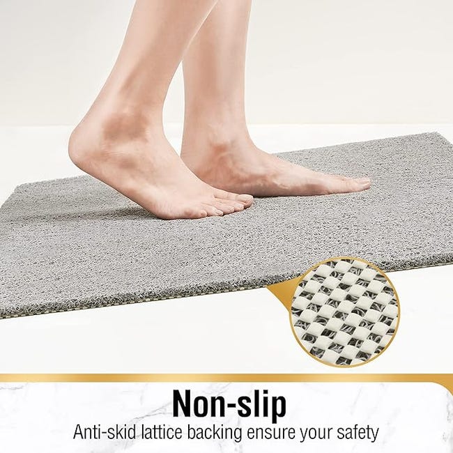 Dikots Tappetino da doccia morbido antiscivolo anti muffa 120 x 40 cm - Beige stile luffa PVC antiscivolo tappetino doccia per doccia interna - Lavabile e ad asciugatura rapida antiscivolo tappetino Dikots Tappetino da doccia morbido antiscivolo anti muffa 120 x 40 cm - Beige stile luffa PVC antiscivolo tappetino doccia per doccia interna - Lavabile e ad asciugatura rapida antiscivolo tappetino