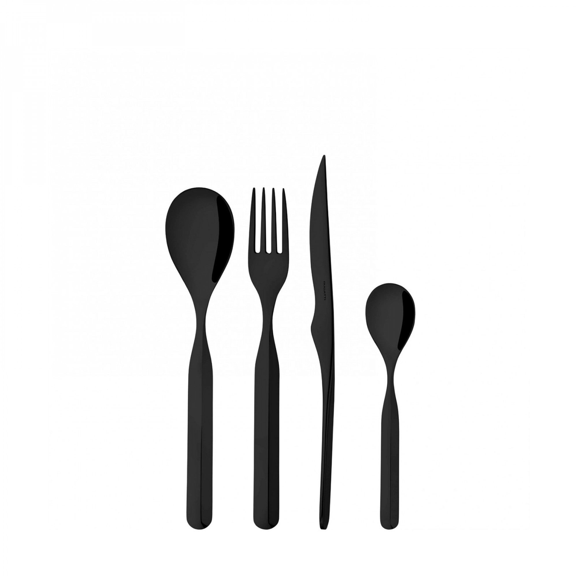 Caderas de 24 piezas colocadas en una caja brillante de madera negra de pvd vidal black diamond bugatti