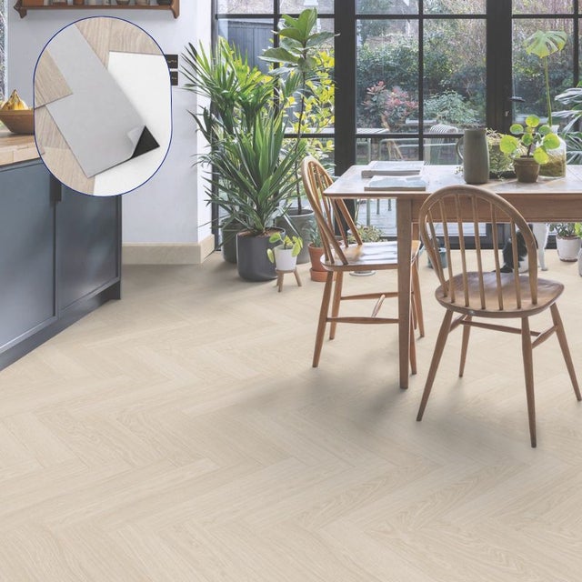 Arquiservi - Suelo vinílico autoadhesivo Roble Natural Mate (50M2) - Fácil Instalación, Resistente al Agua, Apto Suelo Radiante