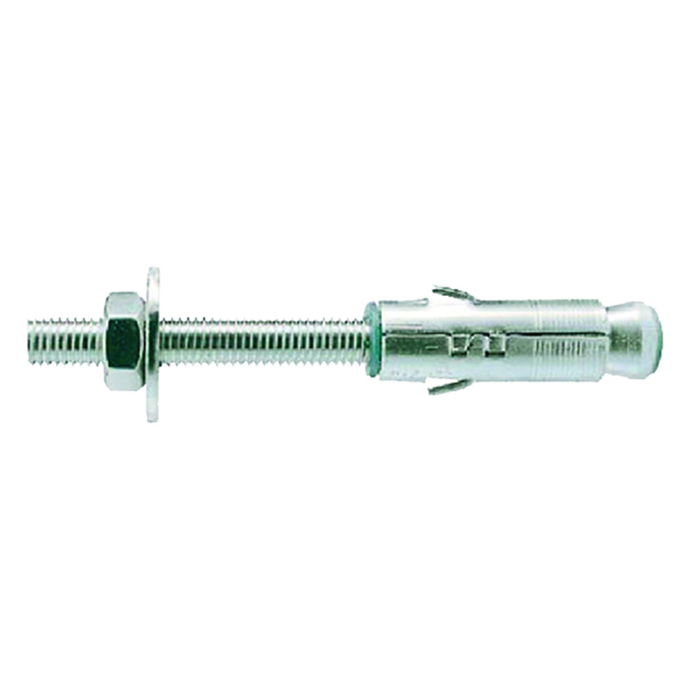 Perno a molla in acciaio inox con il diametro del perno 12mm e base di fissaggio 74x40mm