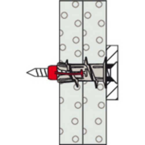 Boite de 20 chevilles bi matière DUOBLADE FISCHER 545678 44 mm avec vis 4,5 x 40 mm - 2