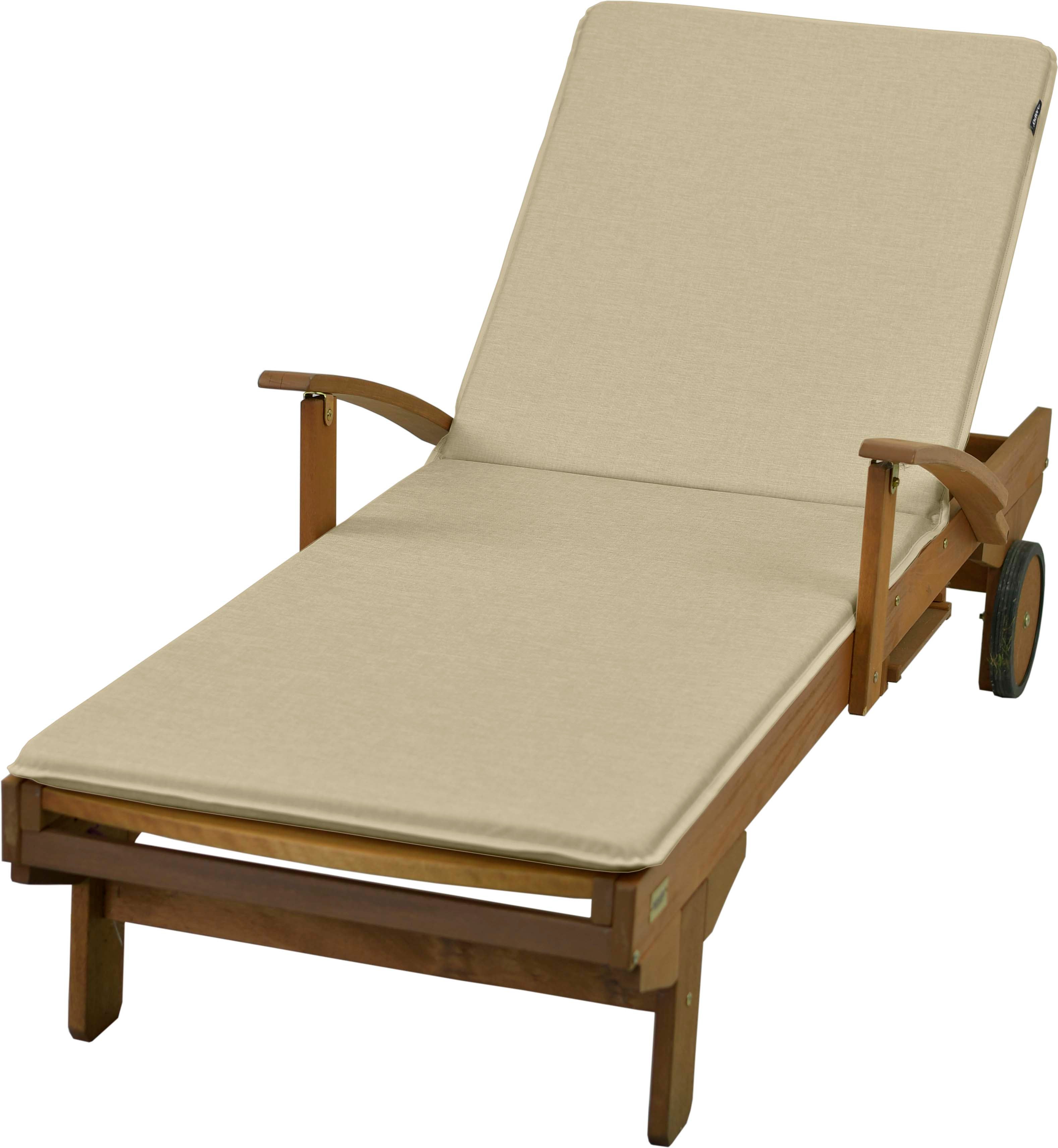 Poduszka na leżankę ogrodową AMPO beżowy 1 szt.