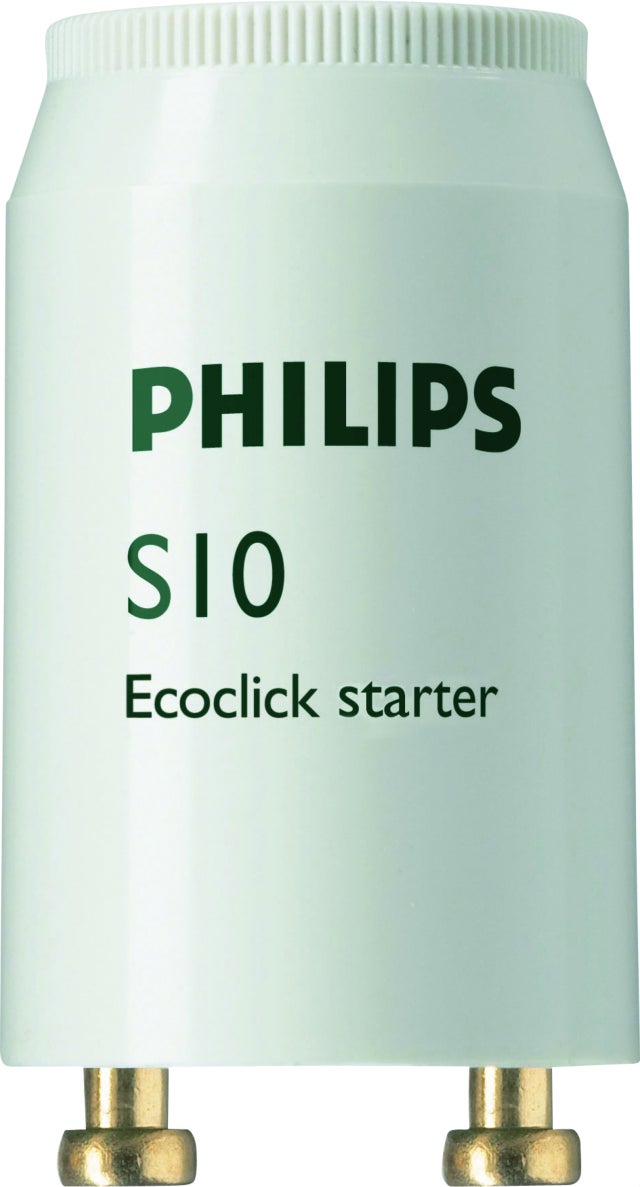 starter s10 - 4-65 watts pour tube fluorescent - philips 697691