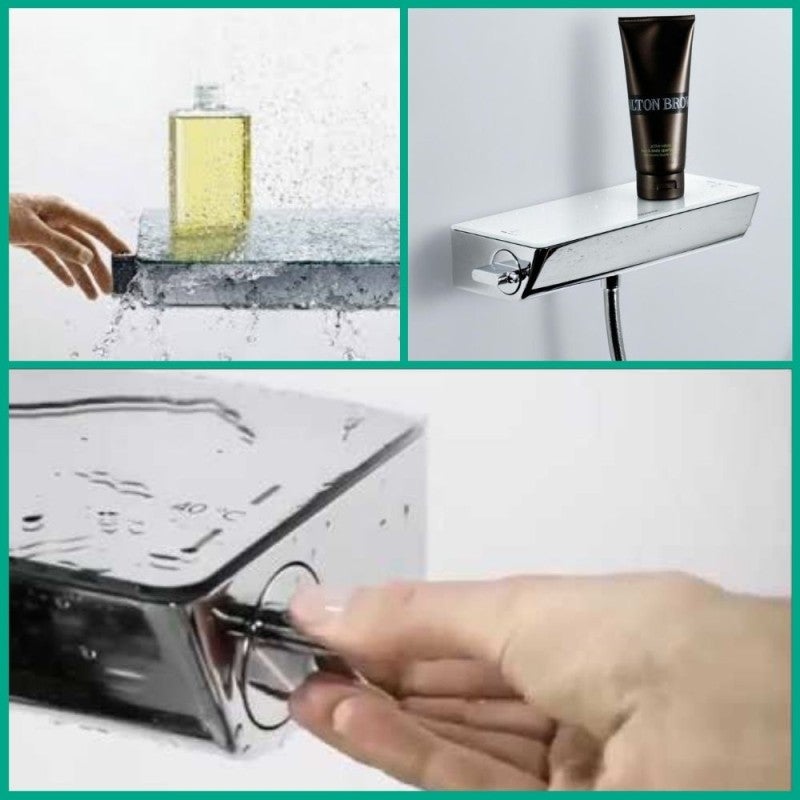 Ensemble douche HANSGROHE Raindance Select S mitigeur thermostatique + pommeau de douche 3 jets chromé - 3