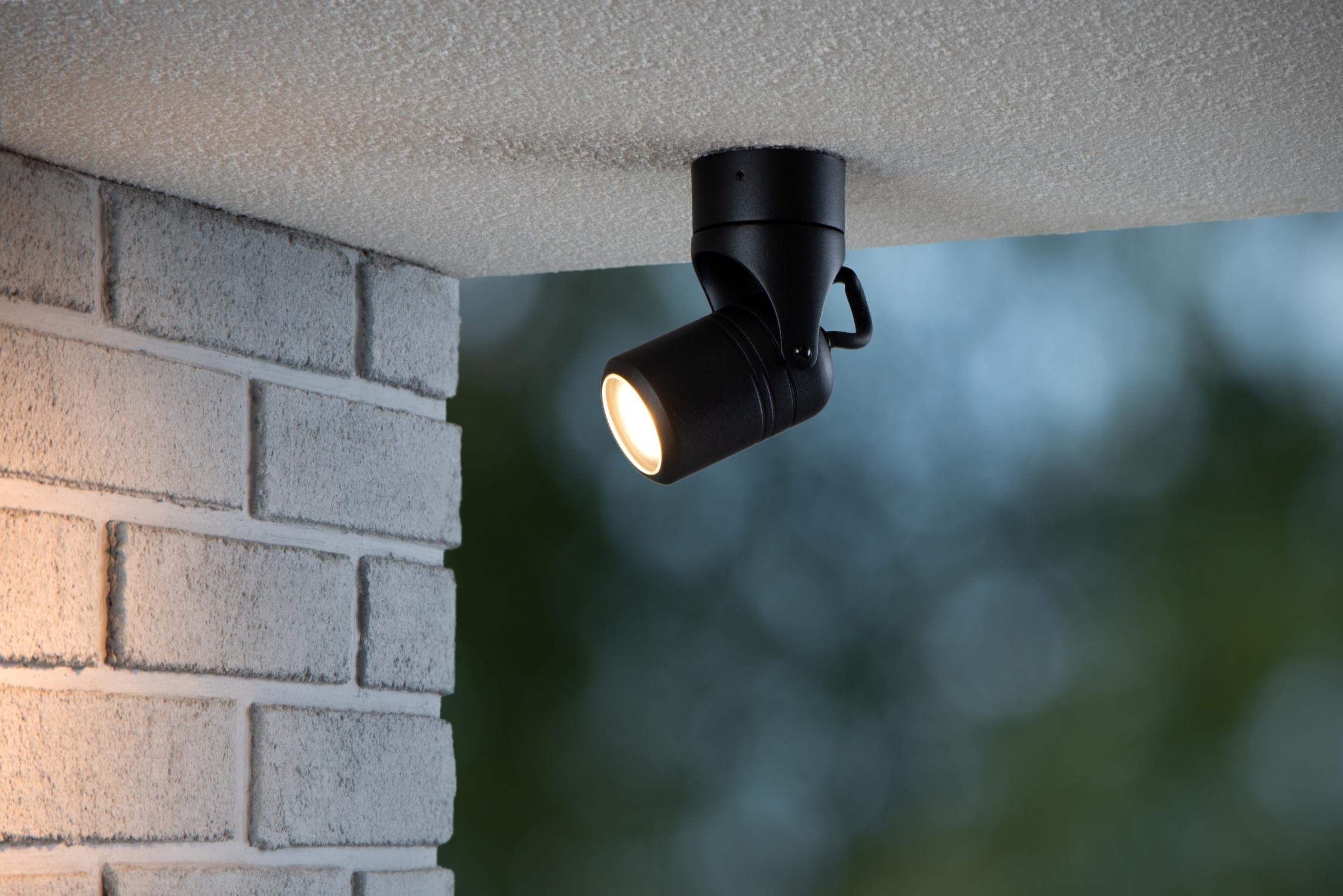 Lampa sufitowa zewnętrzna NIORT czarna 1xGU10x6W wym:15,9x6,7x11,7cm IP44 Lucide - 4