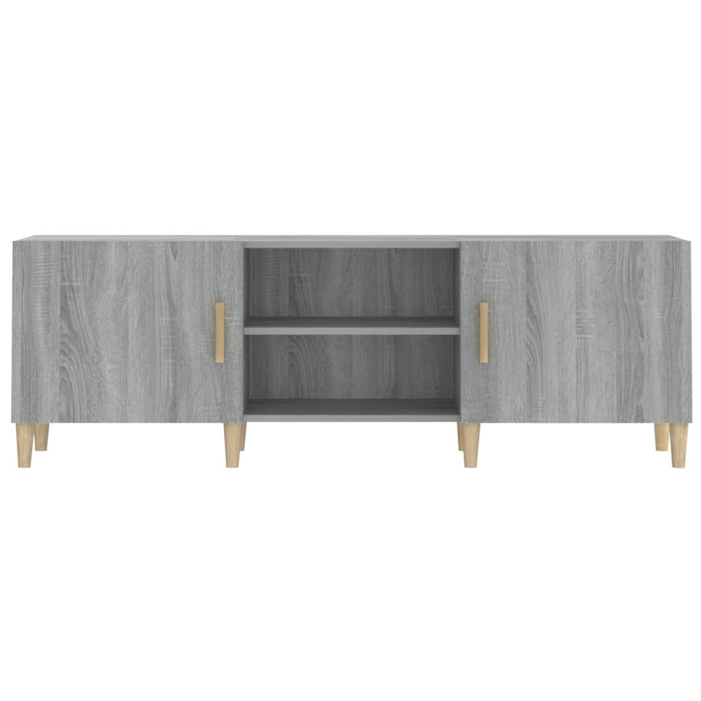 vidaXL Meuble TV Sonoma gris 150x30x50 cm Bois d'ingénierie - 4