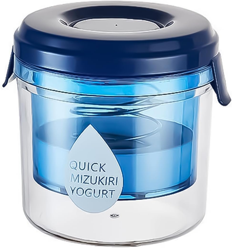 Colino per Yogurt, Colino per Yogurt da 1100 Ml con Sacchetto a Rete Fine e Coperchio, Filtro per Yogurt Multiuso per Yogurt Greco, Latte di Soia, Kefir, Frutti di Bosco, Zuppe