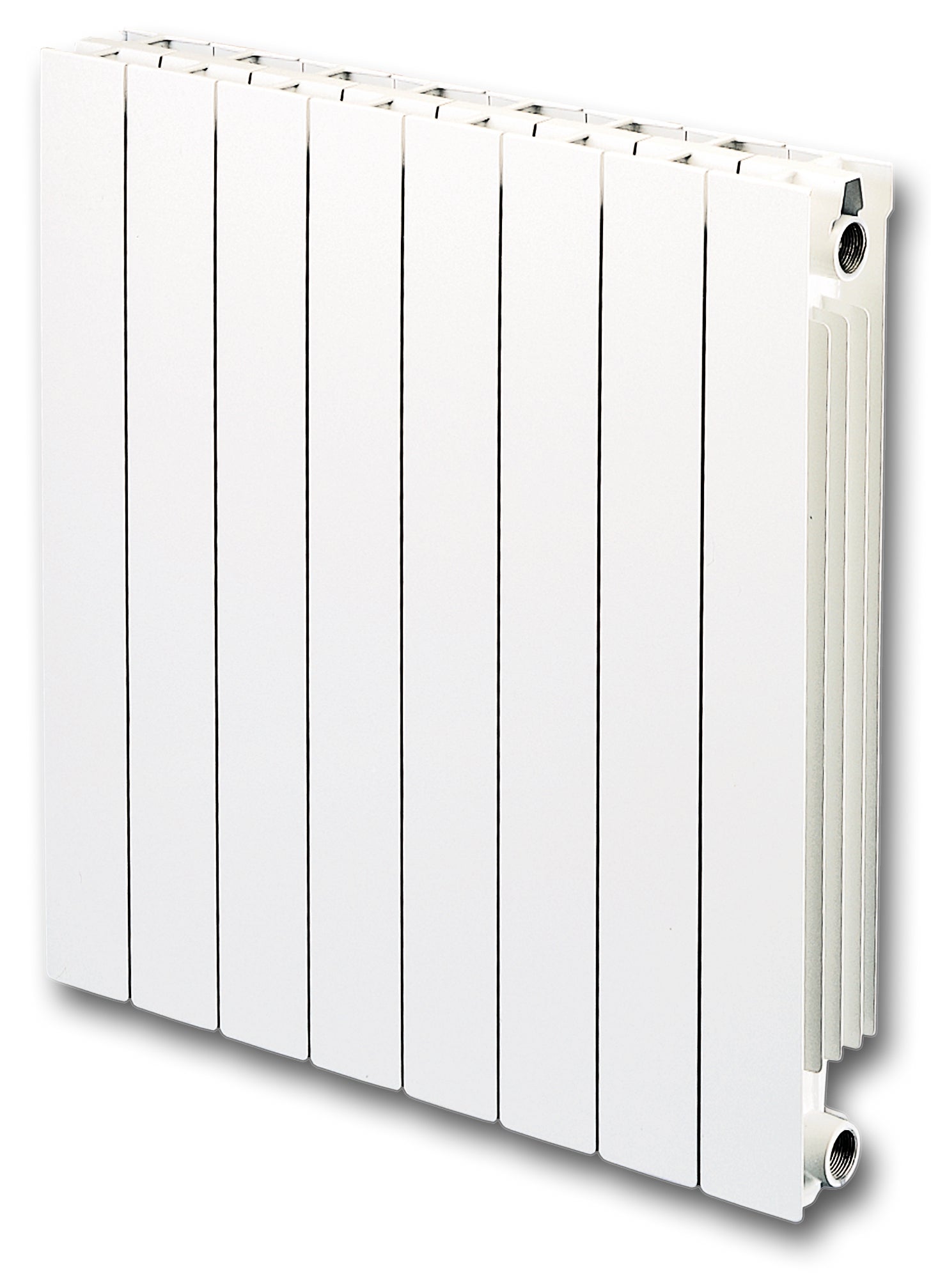 Radiateur aluminium lisse Sannover Entraxe 350 mm 4 éléments 388W — free download