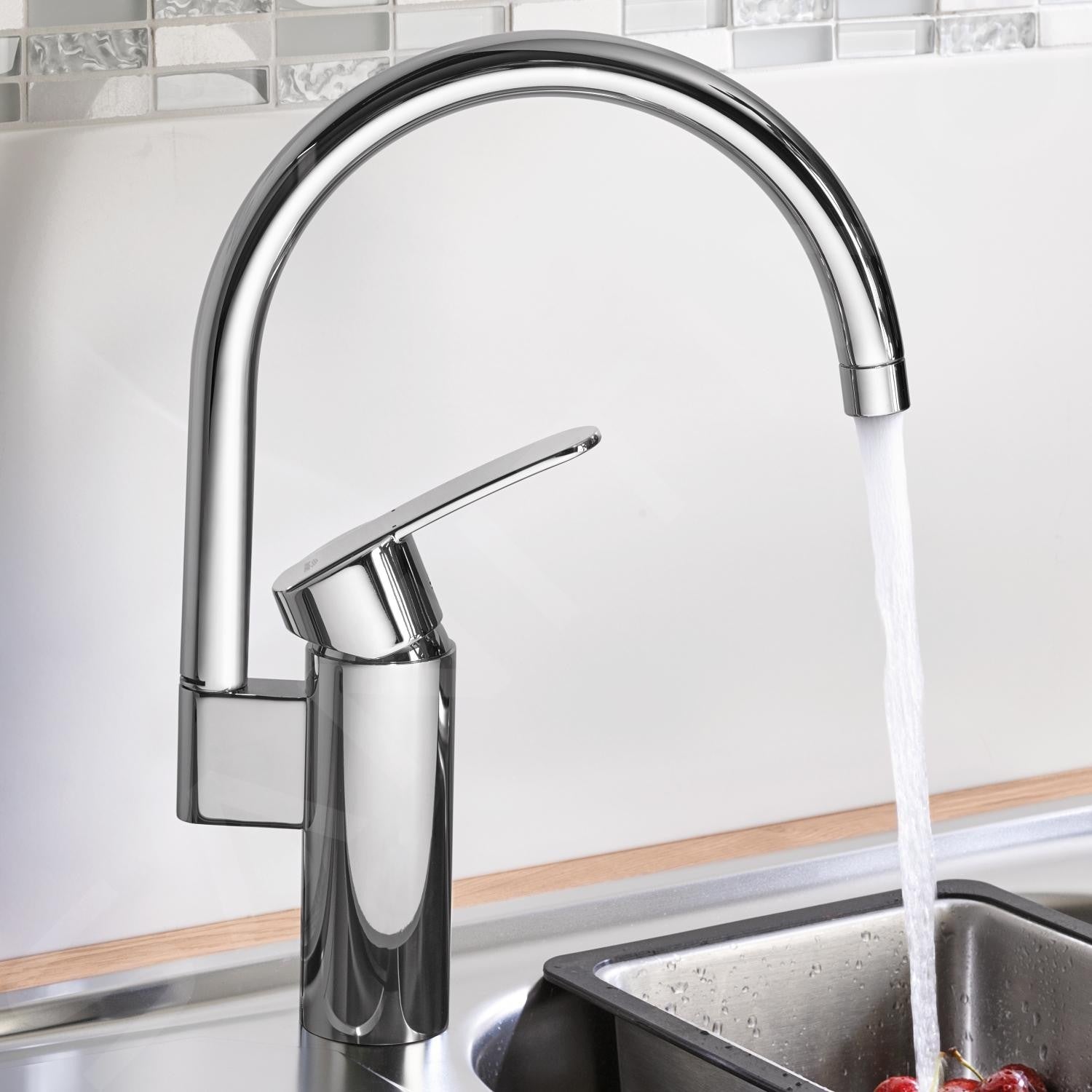 Robinet de cuisine - Chromé - Bec Haut - GROHE Wave Cosmopolitain - 32449001 - 7
