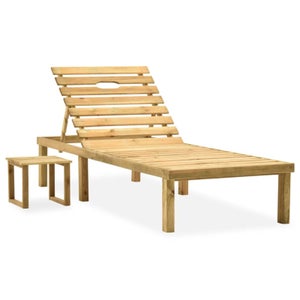 Festnight Tavolino Da Giardino In Legno Di Pino Impregnato, 75x75x31 Cm, Colore Naturale, Per Esterni