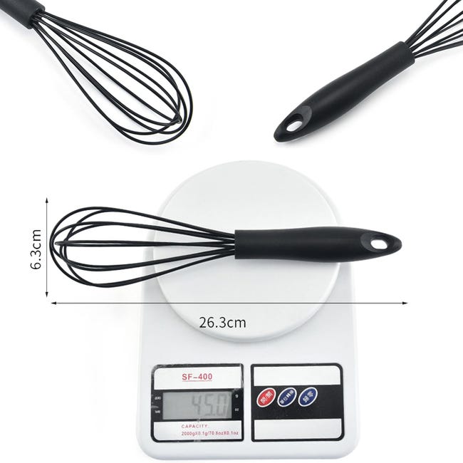 Set Di 3 Fruste In Silicone Per Cucina - Acciaio Inox E Silicone Alimentare - Colorate, Antiaderenti, Resistenti Al Calore (fino A 232°C)