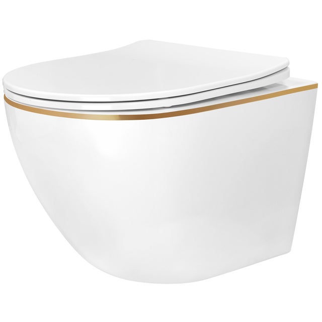 Misa Wc Podwieszana Rea Carlo Mini Tornado Biały 49 X 36,5