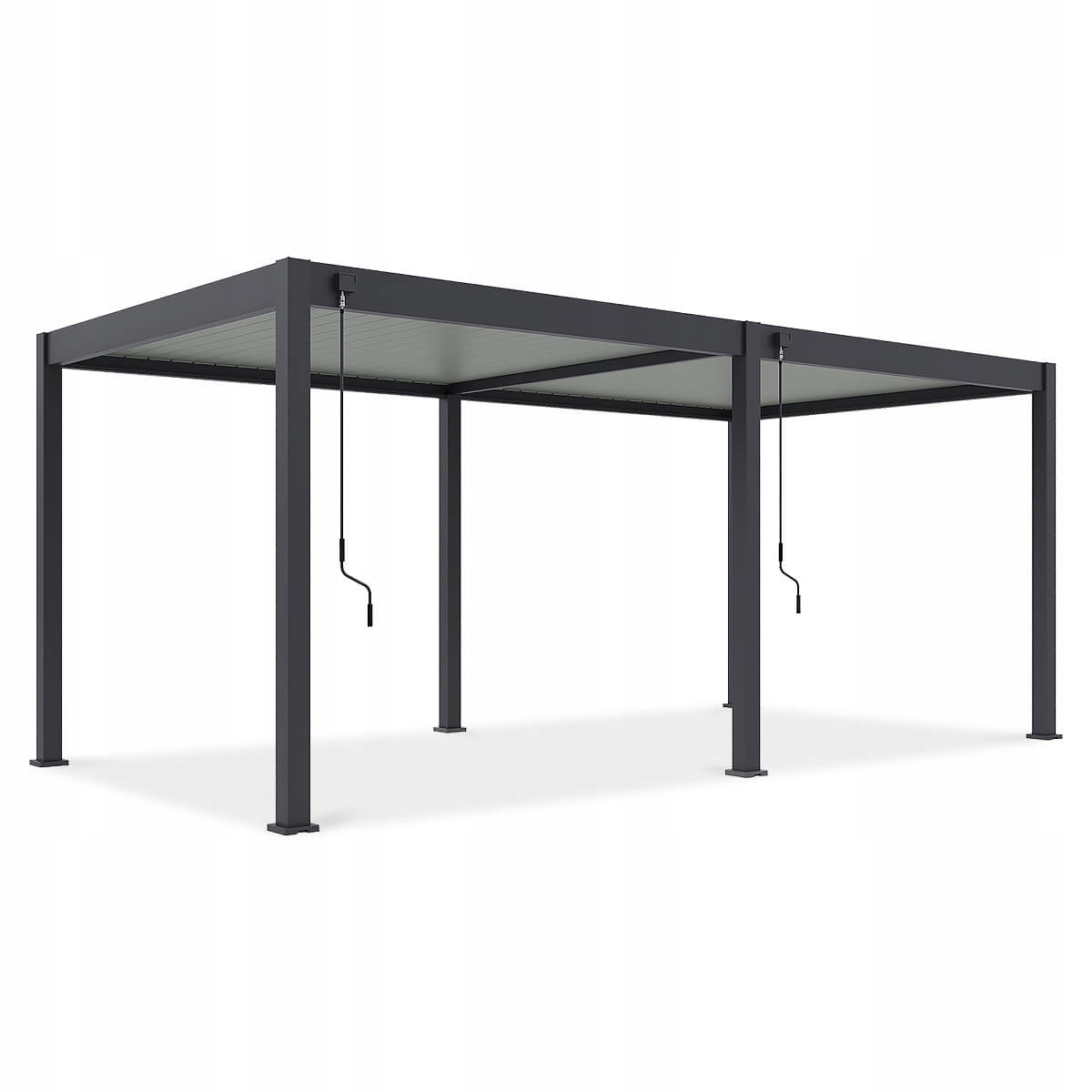 Pergola Aluminiowa Tarasowa Aluminium na ogród ELEGANCE 3x6 Gutroof antracy 1 szt