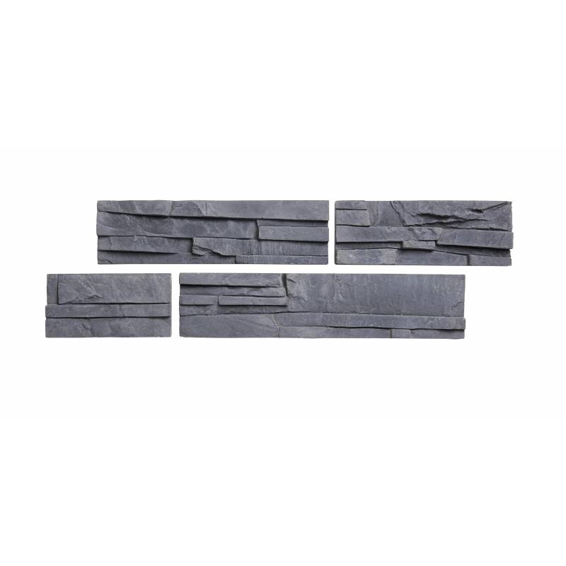 Parement imitation pierre graphite béton 0,52 m2 - 4