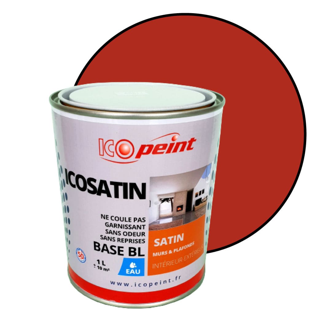 RC2 Corporation Peinture Acrylique RAL 3000 - Rouge Feu - 400 Ml - Séchage Rapide - Haute Brillance