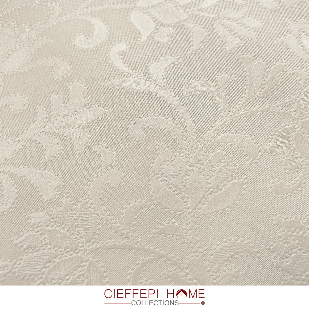 COLIBRI Tovaglia in PVC Operato con disegno a rilievo in varie misure e fantasie. - 140x210 cm. - Ecrù - 2